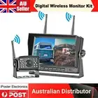 Quad Digital Wireless Monitor Reversing Camera Parking System For Caravan Truck