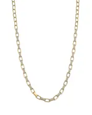 Bloomingdale's Fine Collection Diamond Paperclip Link Collar Necklace in 14K Yellow Gold, 2.7 tcw
