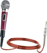 Oshhni Wired Microphone,Professional,Portable,Dynamic Microphone Metal for Singing Stage for Singing Studio Stage Performance, Violet