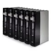 Bellagio-Italia CD/DVD Storage Binder - Gray - Leather - 6 Pack Bonus Sheets