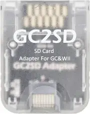 Micro SD Card Adapter for Gamecube Wii Console CLEAR GC2SD TF Card Reader