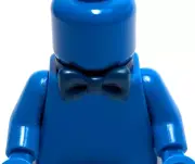 Lego - Minifigure Utensil - Dark Blue, Bowtie