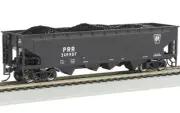 Bachmann ~ HO Scale ~ New 2025 ~ Pennsylvania ~ Black ~ 40' Quad Hopper ~ 17603