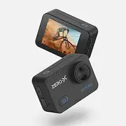 Zero-X 4K UHD WiFi Action Camera - 2.0" LCD Display - Timelapse, Slow Motion & Burst Shooting Modes - Action Cam for Outdoor Enthusiasts - Fits Bike Helmet, Handlebar etc