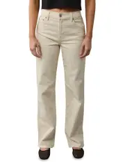 [American Eagle] Stretch High-Waisted Stovepipe Jean in Ecru Denim