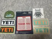 Yeti Limited Edition Thank You Patch & Narwhal Sticker Set! Brand New!