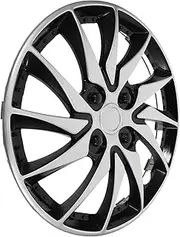 Car Wheel Hubcap Cover Silver to Clean Car Accessory Decor for Replacement of Lost Damaged Hubcaps Durable Design for Vehicle Rim Protection