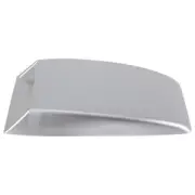 (Silver)Bonnet Vent Cover Universal Car Decorative Air Intake Scoop Bonnet Vent