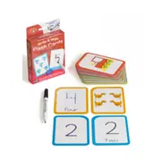 [Learning Can Be Fun] LCBF Write & Wipe Numbers 0/30 Flash Cards