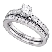 1 CT-Diamond 1/2CT-CRD BLISS BRIDAL SETS CERTIFIED
