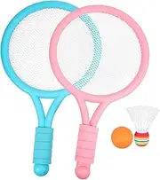 ibasenice 1 Set Badminton Set Badminton Rackets for Outdoor Games for Beach Park Backyard Fun Durable and Reliable Material for Parent Bonding