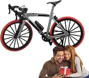 Finger Mountain Cycle,Alloy Road Cycle Die-Cast Model | Desktop Ornament, 1:8 Scale Vehicle Collectibles, Home Decoration for Cycling Lovers