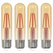 Diodesy 4PK T9 5" Filament Nostalgic Light Bulb 3W 25W E26 2100K 200LM CRI90