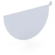 NSW NEW Stratco Half Round Gutter Stop End Zinc/Al