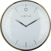 NeXtime Glamour Wall Clock 30cm White