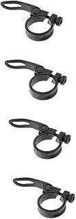 4pcs Folding Bike Seat Post Clamp Aluminum Alloy Fixator with Quick Release Design Easy Installation for Folding Bikes Durable and Practical Seatpost Collar