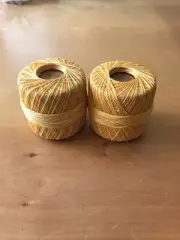 Clark’s Big Ball Crochet “Orange Mix” - 2 Balls, 250 Yds Ea