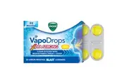 Vicks VapoDrops Xtra Strong Lemon Menthol Blast 36 Lozenges - Cough & Cold