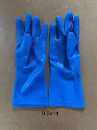 在飛比找Yahoo!奇摩拍賣優惠-《Best 貝司特 護具》耐油手套 耐酸鹼手套 塑膠工作手套