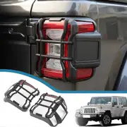 Car Tail Light Decoration LED Taillight Protection Guards Cover for Jeep Wrangler JL 2018-2023 Lamp Hoods Exterior Accessories