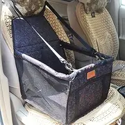 Labymos Portable Foldable Pets Dogs Cats Car Crate Lookout Booster Seat Bag CER Travel Outdoor Pets Beds Geometric Pattern