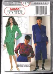Burda Pattern 4179 Ladies Skirt, Blouse and Jacket Sizes 10 - 20