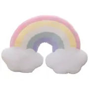 Sky Series Pillow Cloud Rainbow Toy Soft Shell Cushion Baby Sleeping Pillow Children's Gift