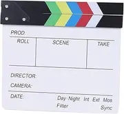 Movie Film Clap Board Clapper Board Film Slate Mini for TV Shows Colorful, 20x20cm
