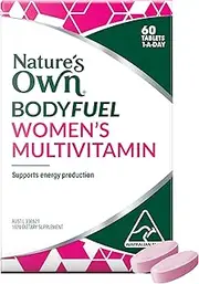 Nature's Own Bodyfuel Women's Multivitamin Tablets 60; Supports Healthy Immune System Function; Relieves PMS Symptoms; Supports Bone Health; Helps Maintain Hair, Nails and Skin