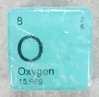 PERIODIC TABLE ELEMENT "O" OXYGEN NOVELTY HAND BATH SOAP-4 oz JUST BUBBLY NEW!