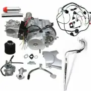125cc Engine Motor kit Semi Auto 3+1 Reverse FOR 110cc ATC70 90 Quad ATV Go Kart