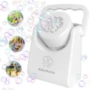 Bubble Machine for Kids Toddlers,Automatic Bubble Blower,Portable Adjustable ...