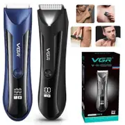 Electric Rechargeable Waterproof Groin Body Pubic Beard Hair Trimmer for Men and Women
