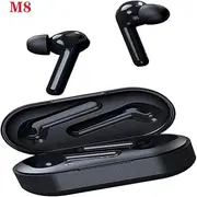 V5.0 New Version of TWS True Wireless Bluetooth Headset That can Connect Two Mobile Phones (White)