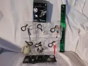 Set 6 NBC Chibi in Motion Clip Dangle Figures: Jack Sally Zero Oogie Mayor Santa