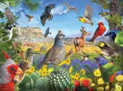 SunsOut Texas Birds 1000 Piece Jigsaw Puzzle By Christopher Vest