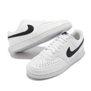 Nike 耐吉 Court Vision LOW 女款 白黑 板鞋 基本款 DH3158101