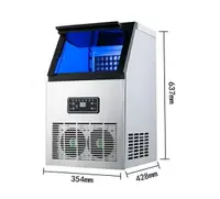在飛比找樂天市場購物網優惠-製冰機 110v商用製冰機 40公斤 家用制冰機 奶茶店酒吧