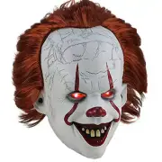 LED Halloween Mask Joker Pennywise Stephen King IT Clown Cosplay Horror Props A