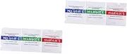 TEHAUX 2sets Ph Buffer Powder Pack Ph Calibration Powder Set 4.01 6.86 9.18 3pcs*2