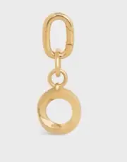 CELINE Circle Bag Charm Small Ovale Hook - Gold
