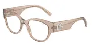 Dolce & Gabbana DG3377 3432 Women’s Glasses Brown Size 53 - Private Health Rebate - Blue Light Block Available