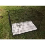 YES4PETS 42' Collapsible Metal Dog Crate Cat Cage With Mat