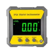 Angles Finder Portable Digital Tilts Meter with Base Inclinometer Metal