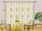 Nice Elegant Pattern 3D Curtains Blockout Photo Printing Curtains Drape Fabric