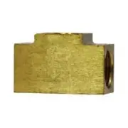 12090 Union Tee, 1/2" Invrtd Flr x 1/2" Invrtd Flr x 1/2" Invrtd Flr, Brass