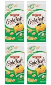 Pepperidge Farm Parmesan Goldfish Baked Snack Crackers 4 Bag Pack