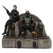 [Star Wars] Quantum Mechanix Boba Fett & Fennec Shand on Throne Deluxe 1:10 Statue