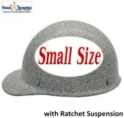 MSA Skullgard Small Cap Style with Ratchet Suspension - Custom Text White Stone