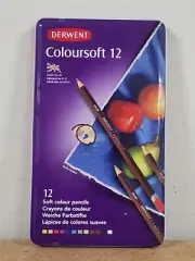 Derwent Coloursoft 12-piece Colour Pencil Coloured Pencils